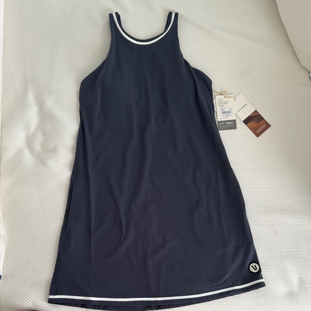 Vuori Volley Dress in Azure